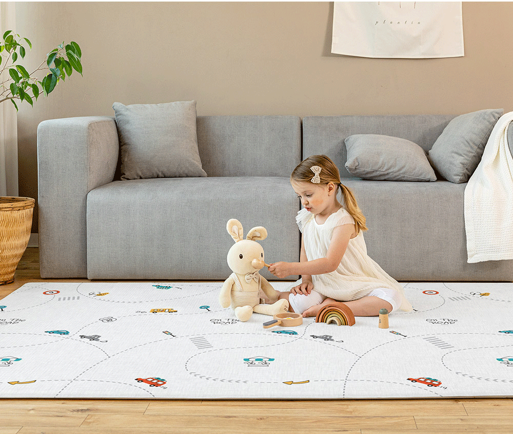 【デザインリニューアル売り切り特価】 PARKLON やわらかクッションマット アウトレット-On the road-