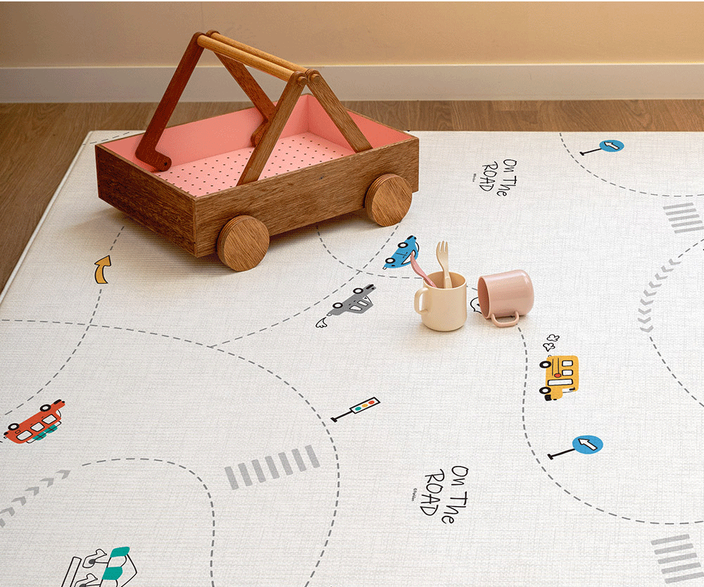 【デザインリニューアル売り切り特価】 PARKLON やわらかクッションマット アウトレット-On the road-