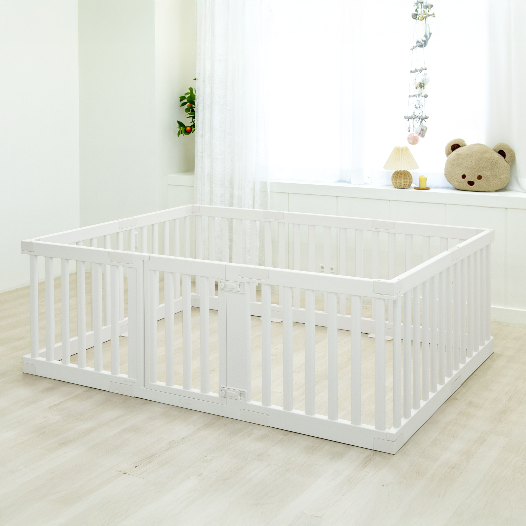 PARKLON ダブルガードベビーサークル やわらかクッションマットにぴったりサイズ