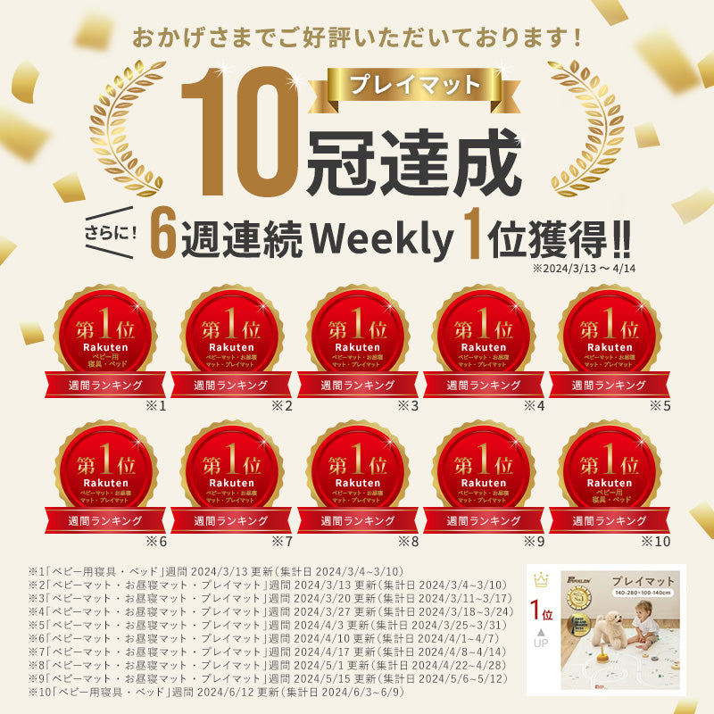【子育て支援大賞2025受賞商品】PARKLON やわらかクッションマット