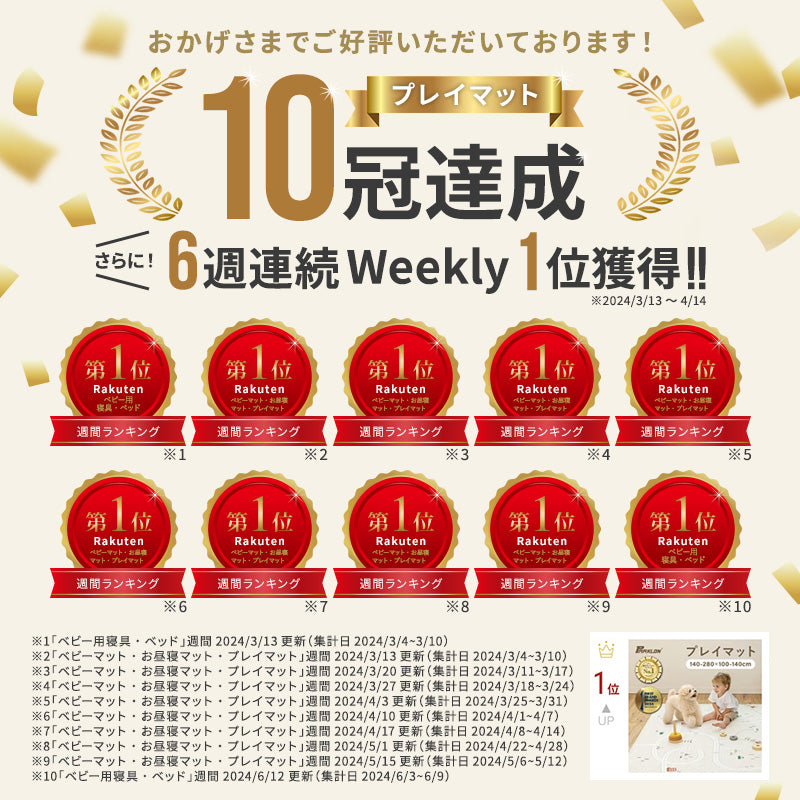 【子育て支援大賞2025受賞商品】PARKLON やわらかクッションマット
