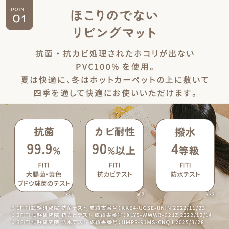 PARKLON やわらかクッションラグ