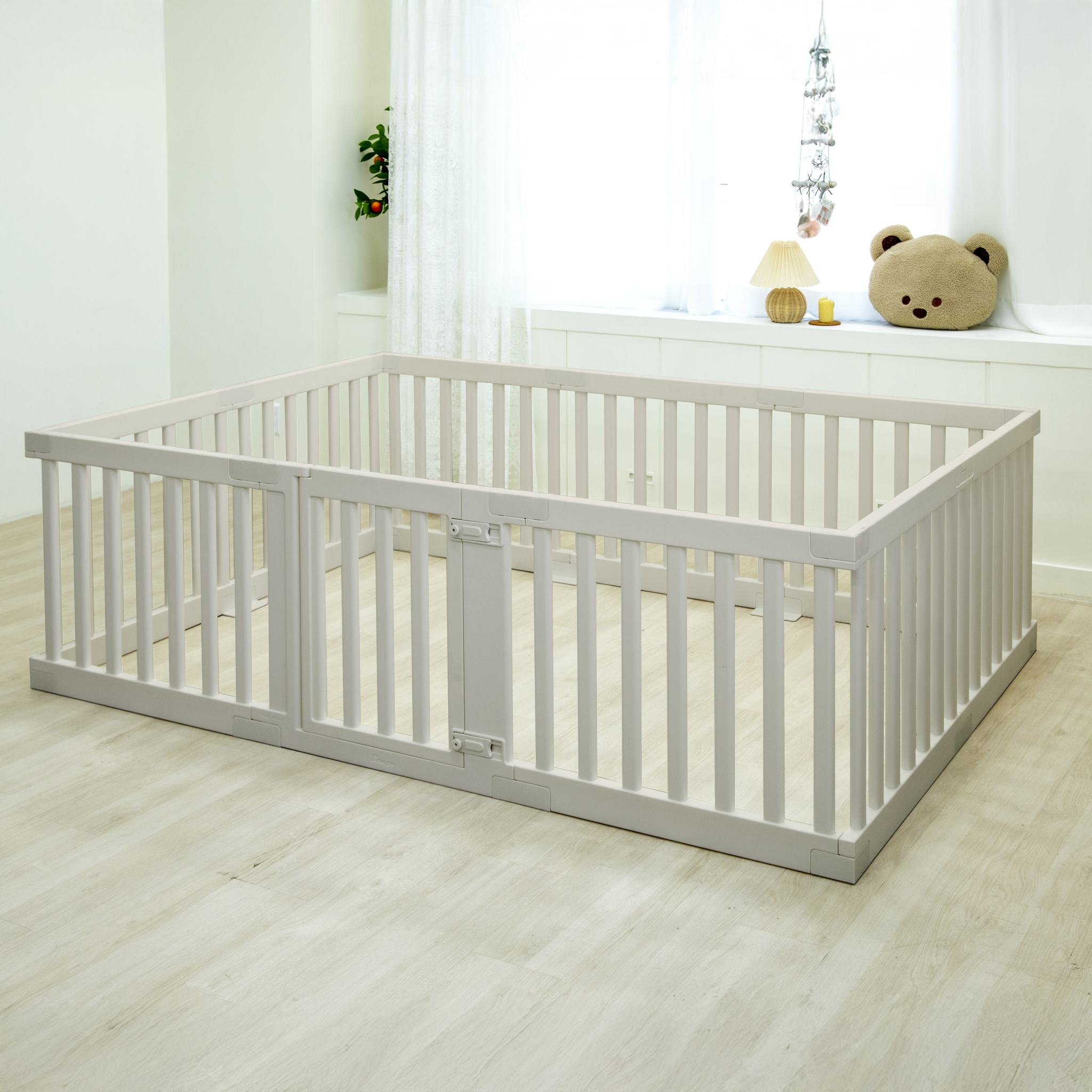 PARKLON ダブルガードベビーサークル やわらかクッションマットにぴったりサイズ