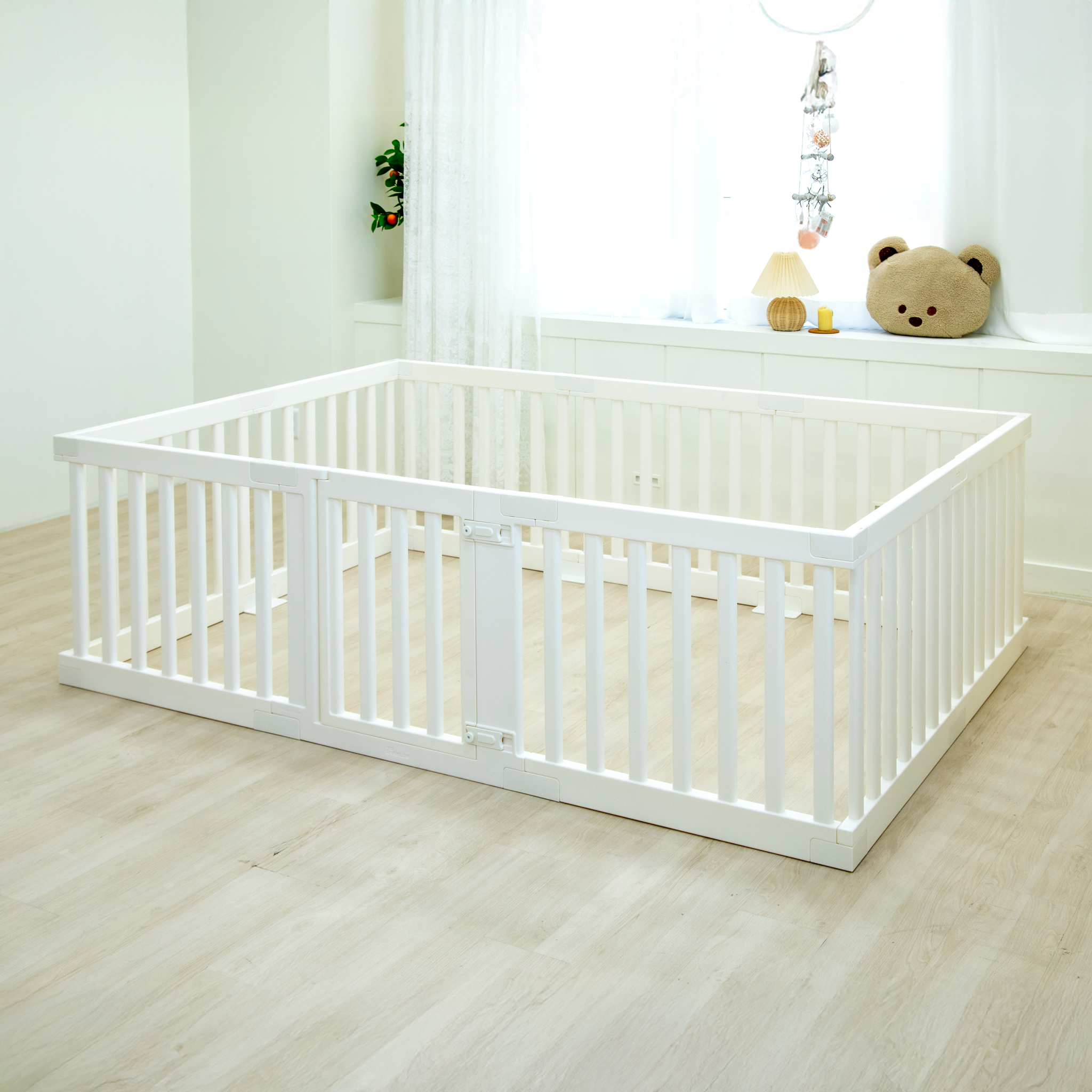 PARKLON ダブルガードベビーサークル やわらかクッションマットにぴったりサイズ