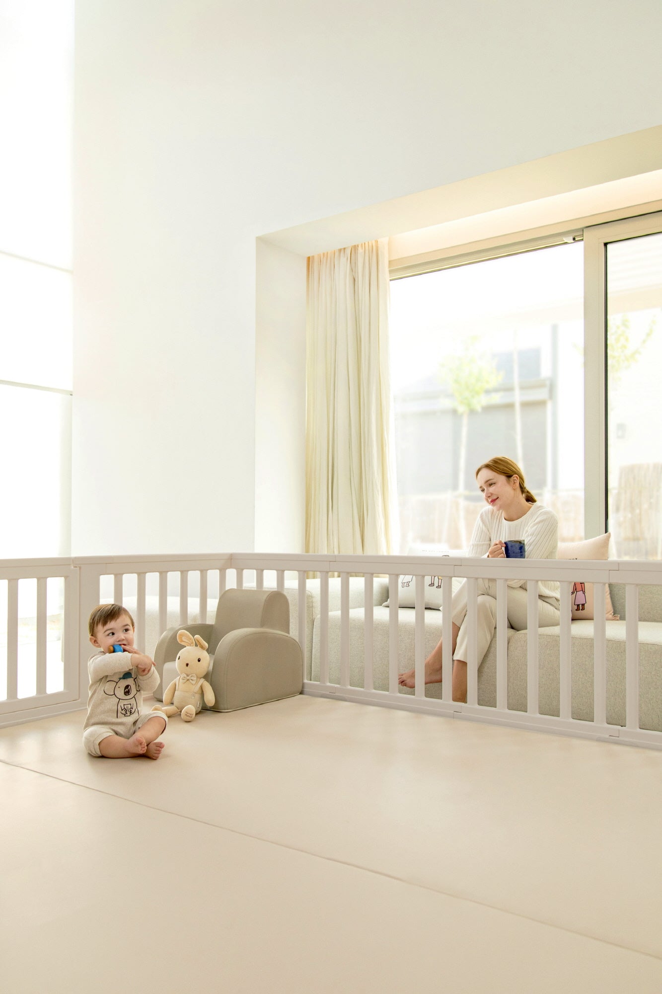 PARKLON NEW BABY ROOM ベビーサークル- 廃盤商品のためアウトレット
