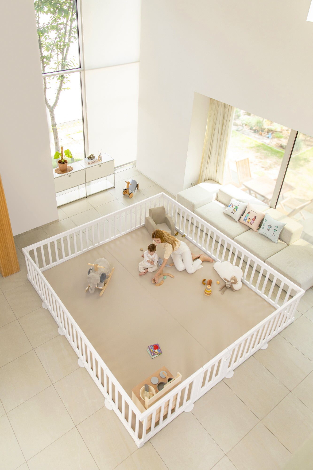 PARKLON NEW BABY ROOM ベビーサークル- 廃盤商品のためアウトレット
