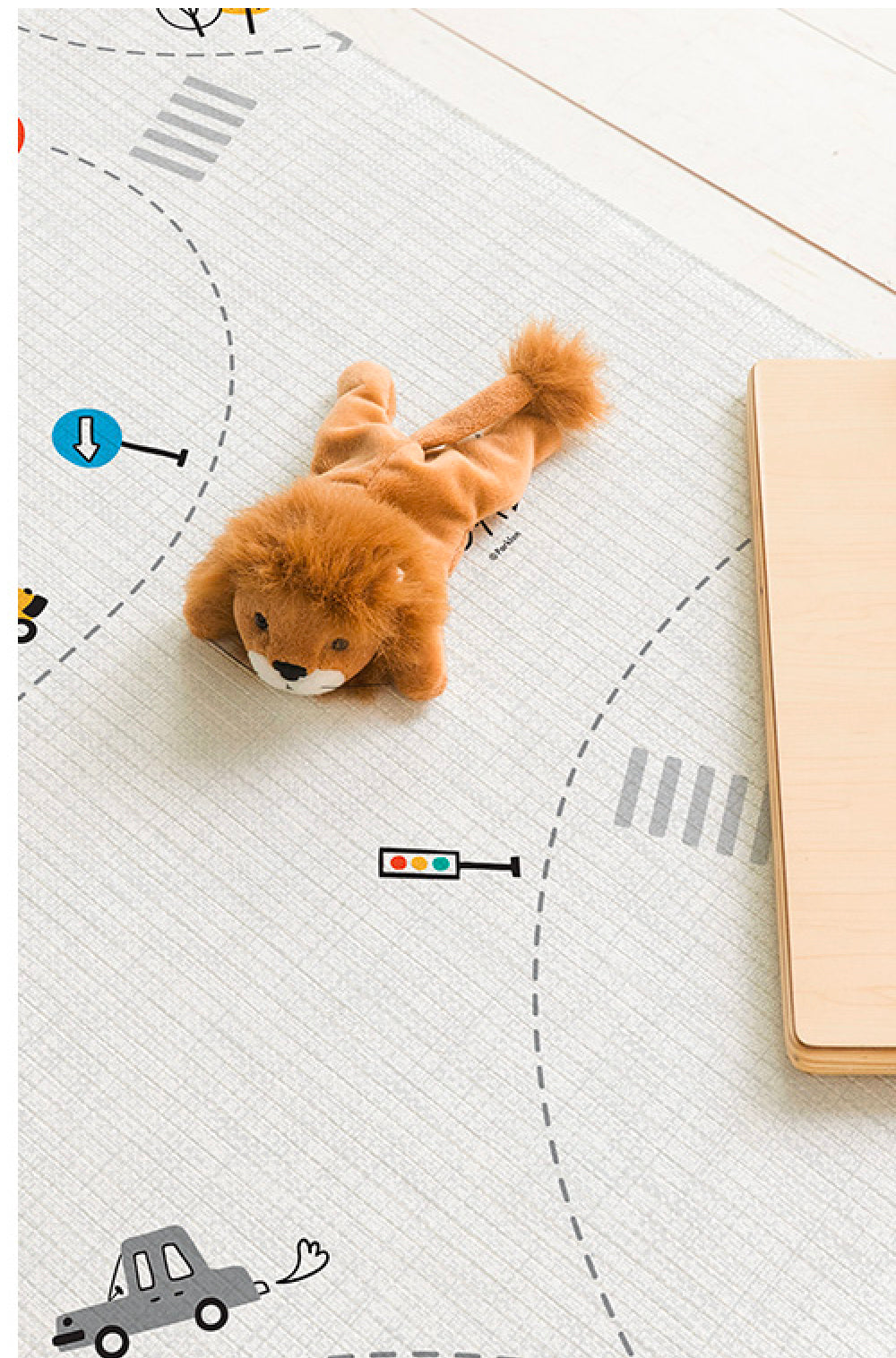 【デザインリニューアル売り切り特価】 PARKLON やわらかクッションマット アウトレット-On the road-