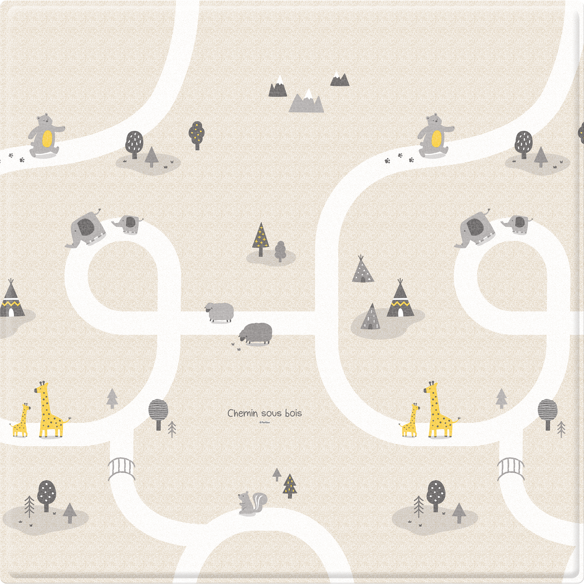 PARKLON エッジシルキーマット 150cm×150cm×1.5cm/150cm×200cm×1.5cm/230cm×150cm×1.5cm