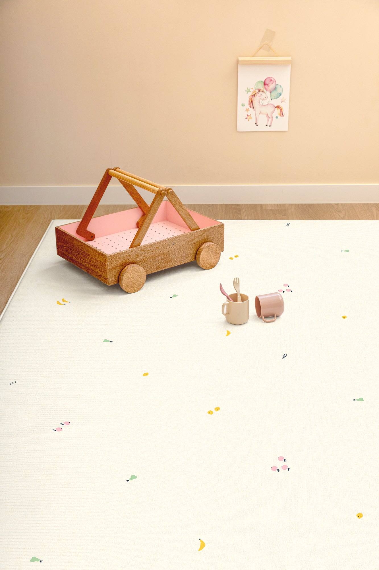 【デザインリニューアル売り切り特価】 PARKLON やわらかクッションマット アウトレット-Minimal fruits-