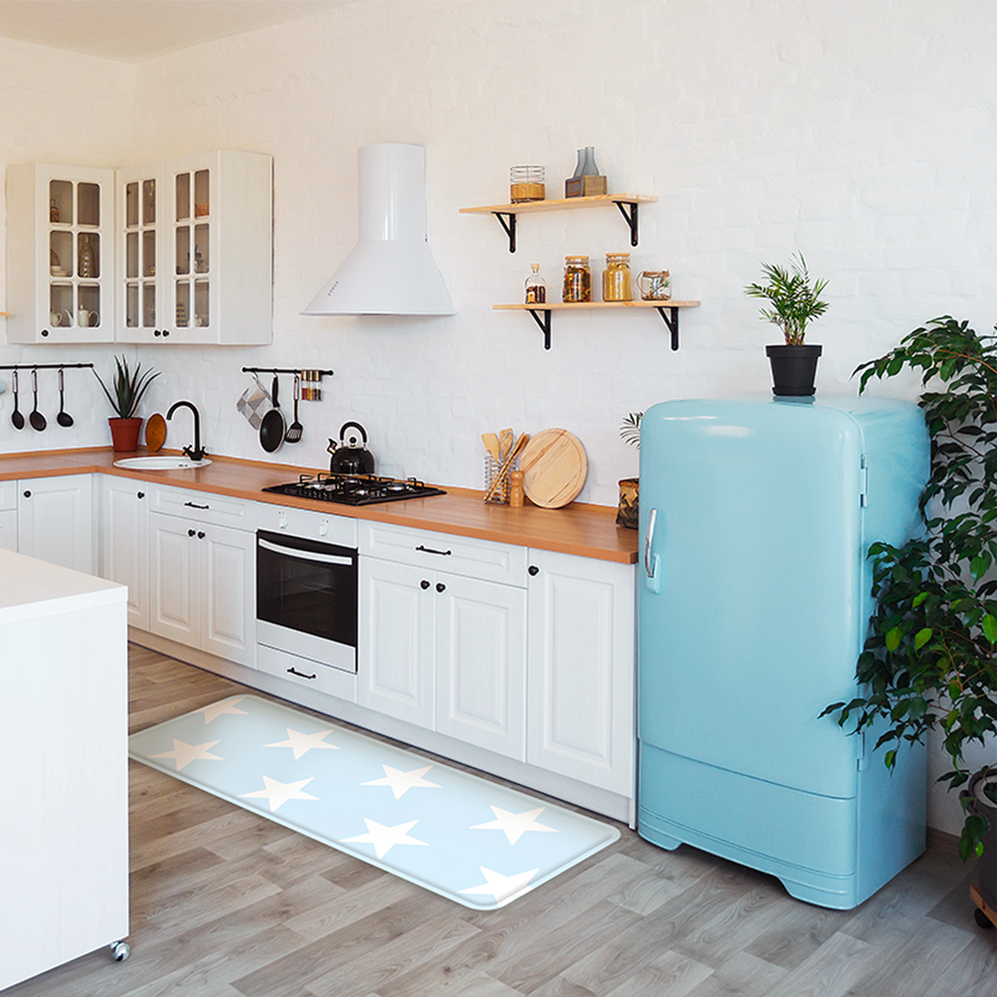 PARKLON 拭けるキッチンマット