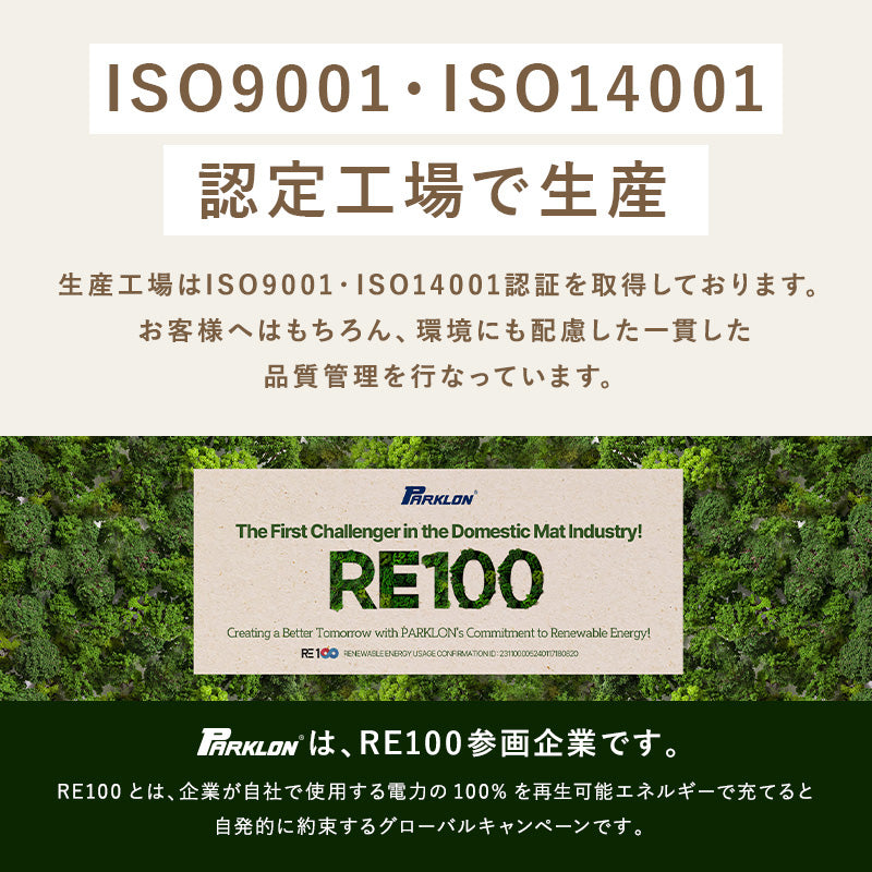 PARKLON 特厚 ロールマット厚み1.7cm 幅が選べる7サイズ　長さは選べる4サイズ