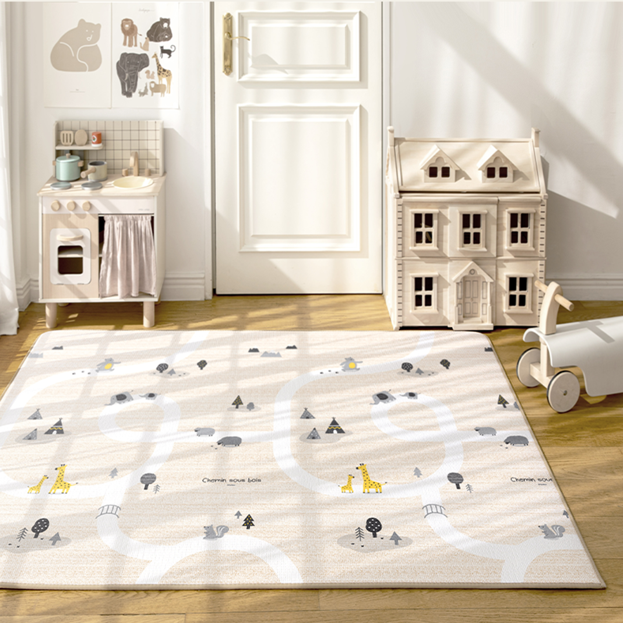 PARKLON シルキープライムマット 180cm×150cm×0.8cm/150cm×150cm×0.8cm