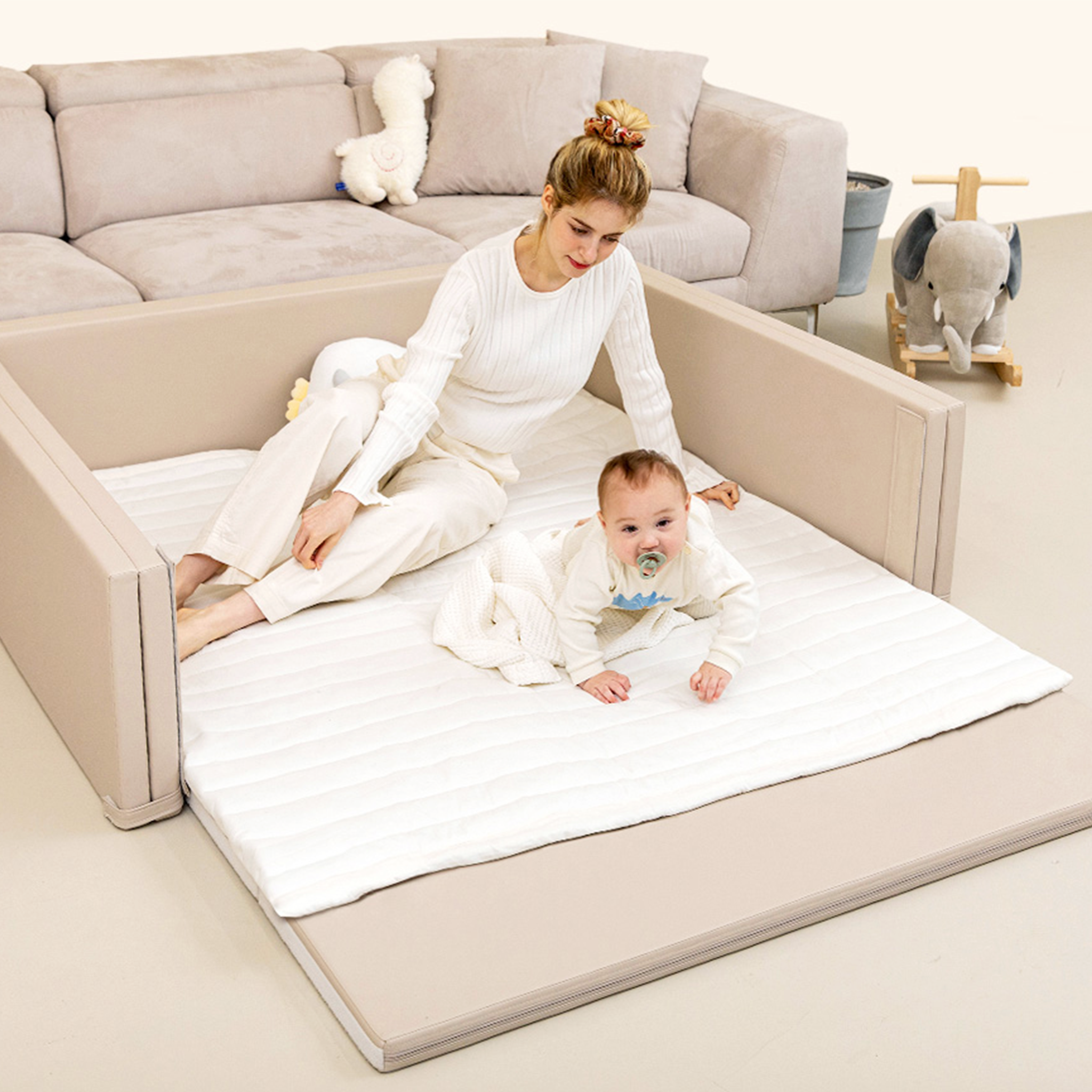 PARKLON ベアべべ クリーン サークルマット